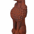 Royal Poodle in Rust Finish