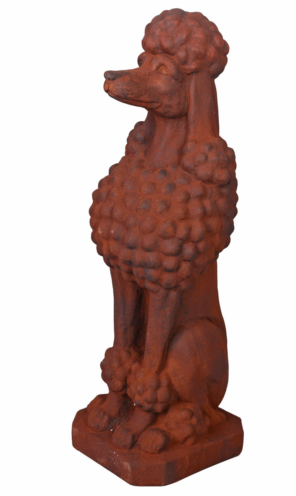 Royal Poodle in Rust Finish