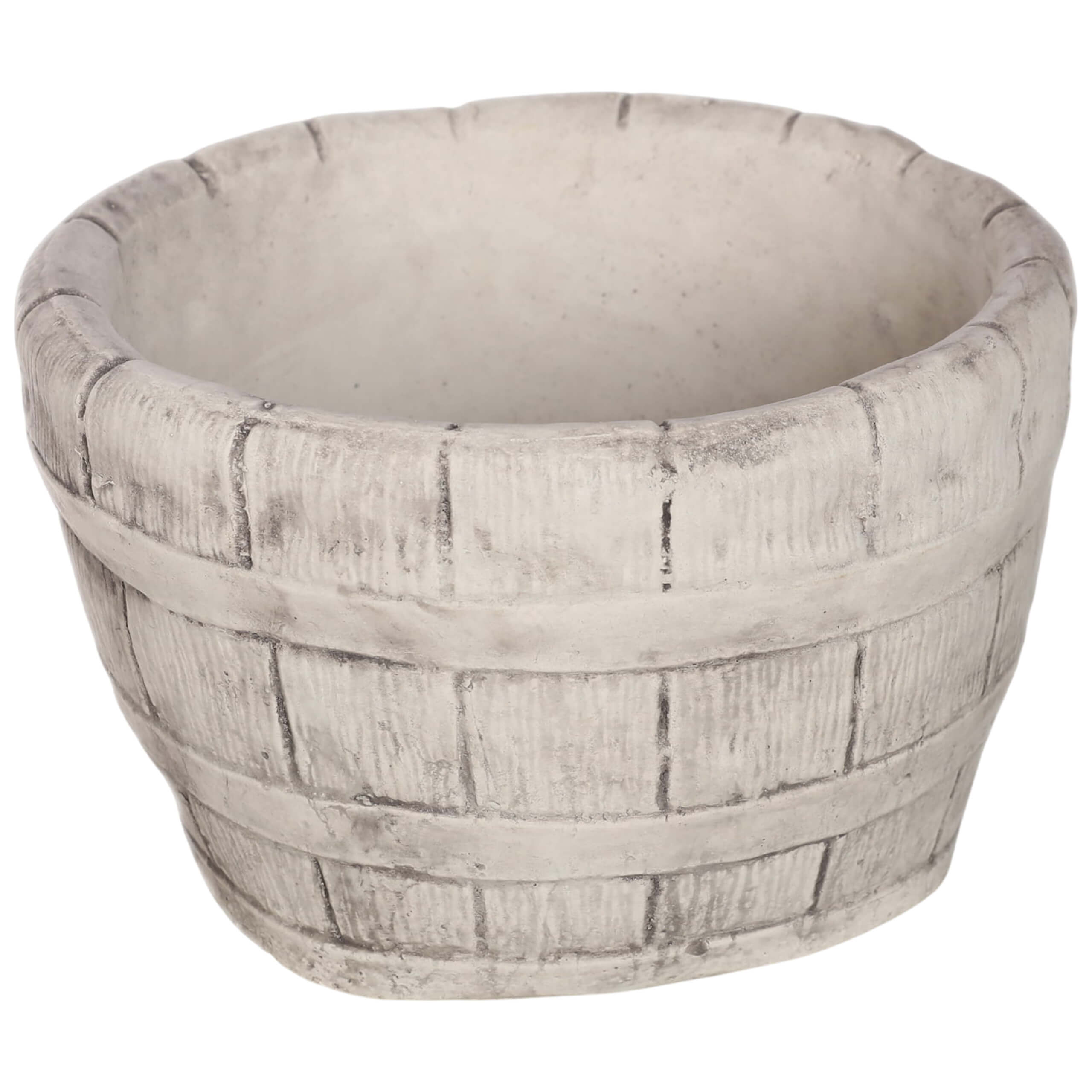 Wooden Barrel Planter