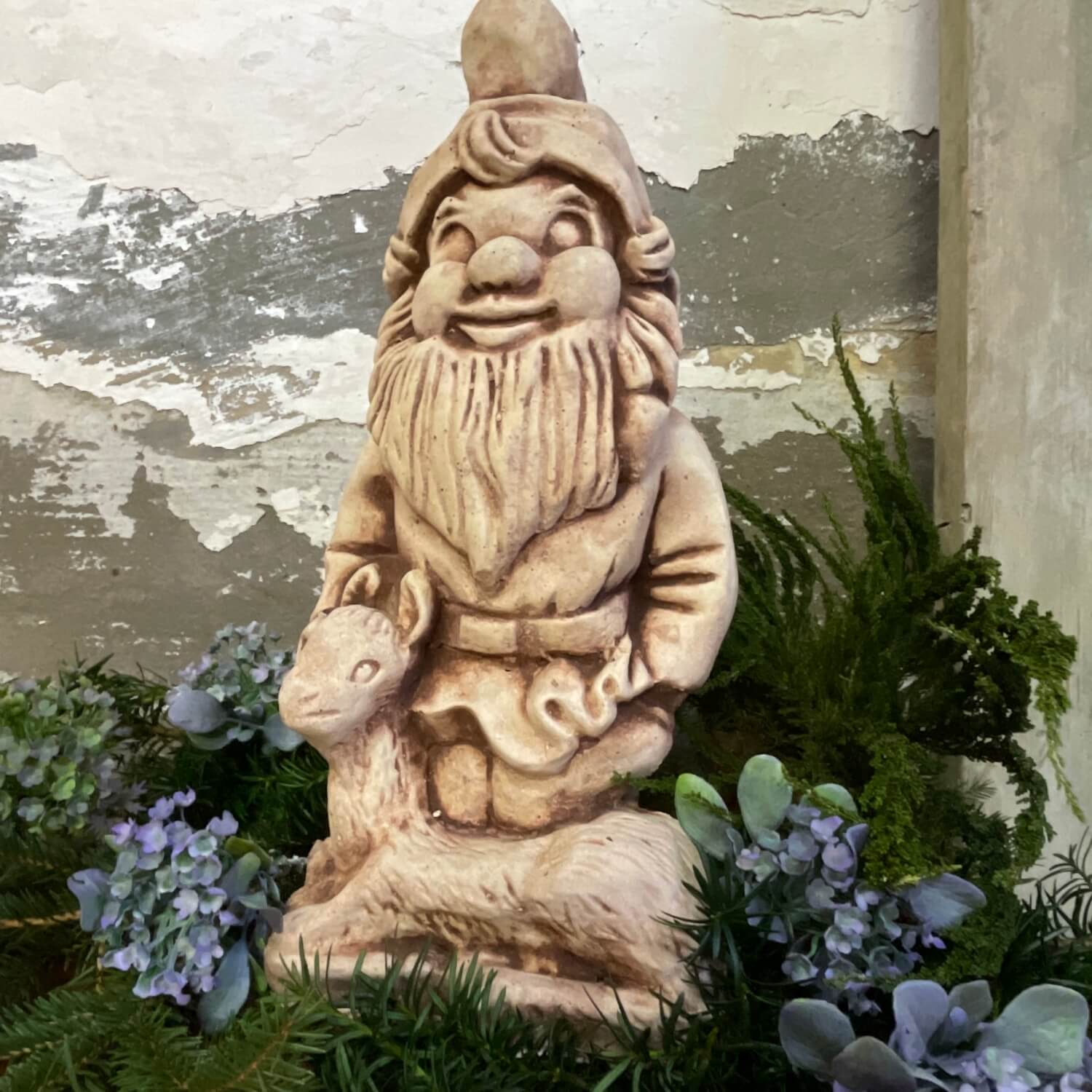 Gnome with Bunny Friend